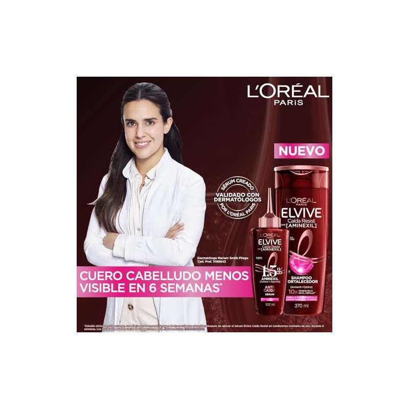 L'Oreal Paris, Mascarilla Para El Cabello Caída Resist Con Aminexil