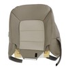 NLQR Driver and Passenger Replacement Bottom Seat Covers Leather Tan