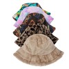 Zando Fuzzy Bucket Hat for Women Winter Bucket Hat Warm