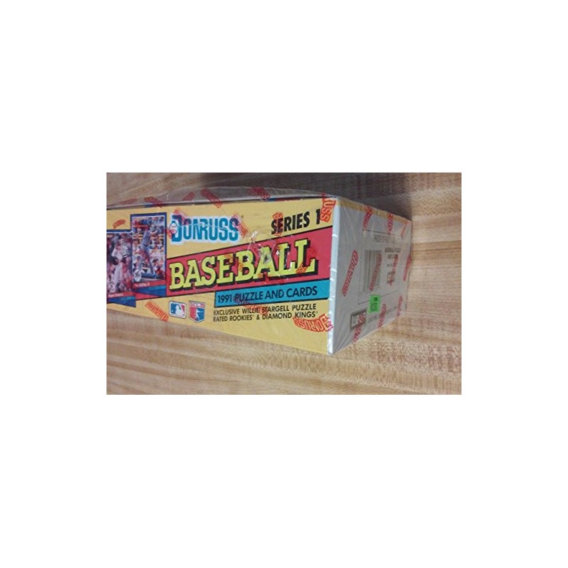 1991 Donruss Series 1 Baseball Card Pack Factory Sealed Box