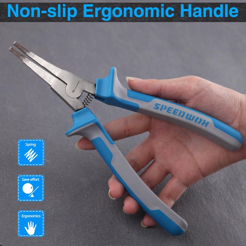 SPEEDWOX 8 Inch Special Circlip Pliers Pliers Tips Circlip Pliers