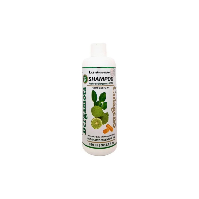 Shampoo Bergamota Colageno Brillo Nutricion Labs Incredible Products 950ml