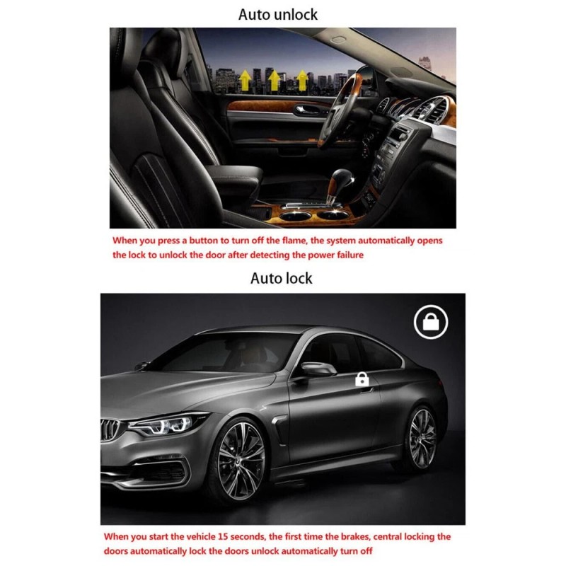 Car Ignition Switch Keyless Entry Remote Starter Engine Push Start