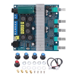 Digital Power Amplifier Board High Power HIFI Subwoofer Amplifier Board 3 Channel 12‑24V