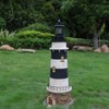 Cabilock Rotating Lighthouse Solar Light Outdoor Garden Beacon Lamp Water