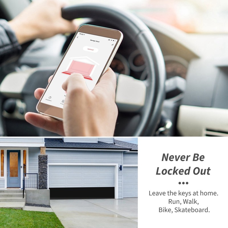 Intelligent WIFI Garage Door Switch Wireless Voice APP Remote Control