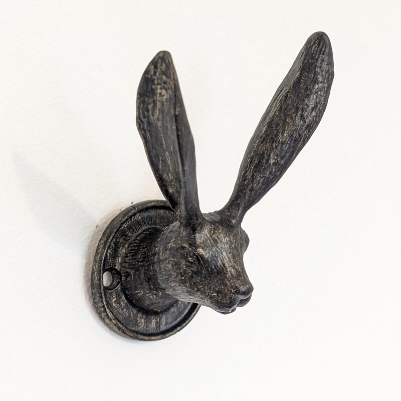 Fyne-Finds Set of 3 Rustic Hare Easter Bunny Coat Towel