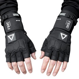 G-Type 021 Black Gauntlet Gloves - Size: X-Large