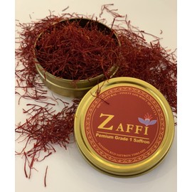 ZAFFI Saffron, 4g, Finest Pure Premium All Red Saffron Threads, Highest Grade A+