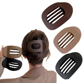 Simple Elegant Duckbill Hair Clip for Women Girls – Non-Slip Flat Beak Hair Clips for Thick Thin Hair – Strong Hold Minimalist Style Hair Accessories (3pcs-1)