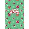 Holiday Themed-Christmas Notebook (Ruled)-188: (6" x 9" - 106 pages)
