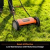 LawnMaster LMRM1602 Push Reel Lawn Mower 16-Inch 5-Blade