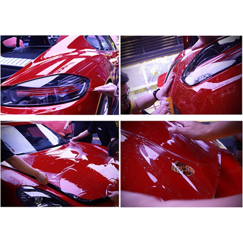 DIYAH Clear Paint Protection Bulk Vinyl Wrap Film with Hand