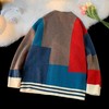 GURUNVANI Cardigan Sweater for Men Knitted Long Sleeve Sweaters with