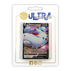 my-booster SWSH04-FR24-UB-140 Togekiss V 140/185 Ultraboost X Epée et Bouclier, 4 Voltage Éclatant, Box of 10 French Pokémon Cards