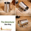 Lord of Battles Beer Mug Stainless Steel Ale Mug Handmade