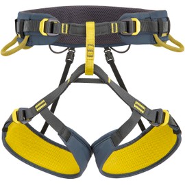 Climbing Technology Wall Climbing Harness, Anthracite-Mustarrd, L-XL