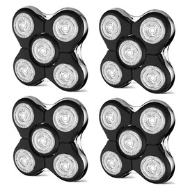 Replacement Head Compatible with Remington Balder Pro Head, Compatible with Remington Electric Shaver Model SPR-XR7000 (4 Pcs)