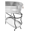 BIRDROCK HOME Stainless Steel Beverage Tub with Stand - Bottom