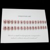 Nail Tip, Short, 24 Pieces, Nail Tip, False Claws, Cat
