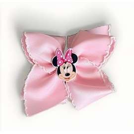 Pink Minnie Hair Bow - Inspired Gift for Girls, Birthday Party Accessory, Baby & Toddler Boutique Bow, Cute Magic Kingdom