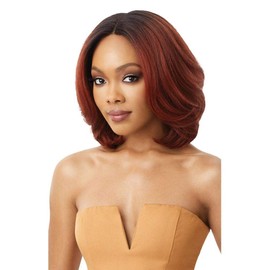 Outre Neesha Soft & Natural Synthetic Swiss Lace Front Wig NEESHA 206 (DRFF2/BTSC)