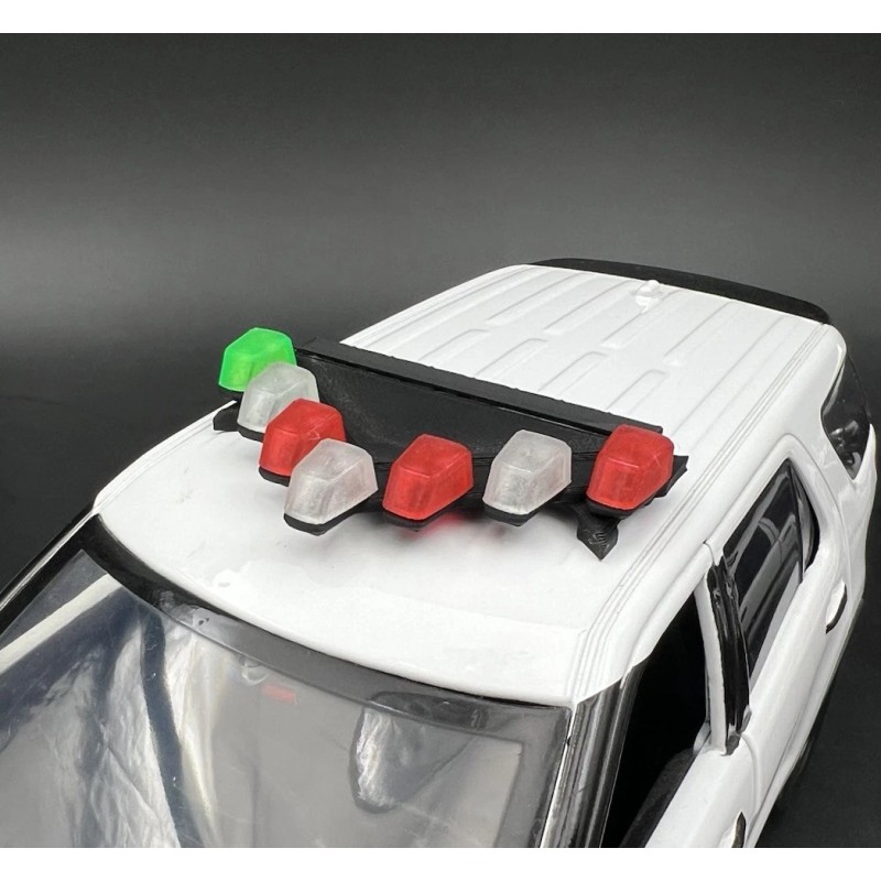 LED Ready Lightbar 1/18 LED Ready Chicago Fire Federal Signal