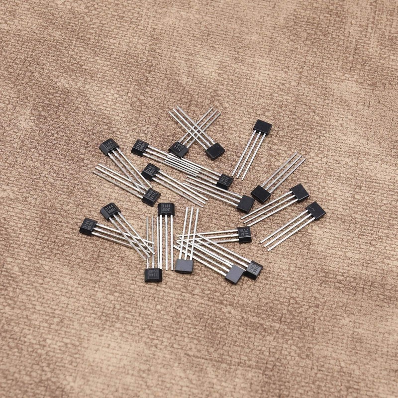Be In Your Mind 20Pcs A3144/OH3144/44E/AH3144E TO-92UA Linear Hall Effect