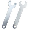 ZJCANGLIU Angle Grinder Key, Flex Two-Hole Spanner Wrench Angle Grinder