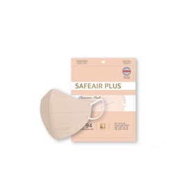 SAFEAIR Plus Toneup Mask KF94 10ea, Color:Coral orange