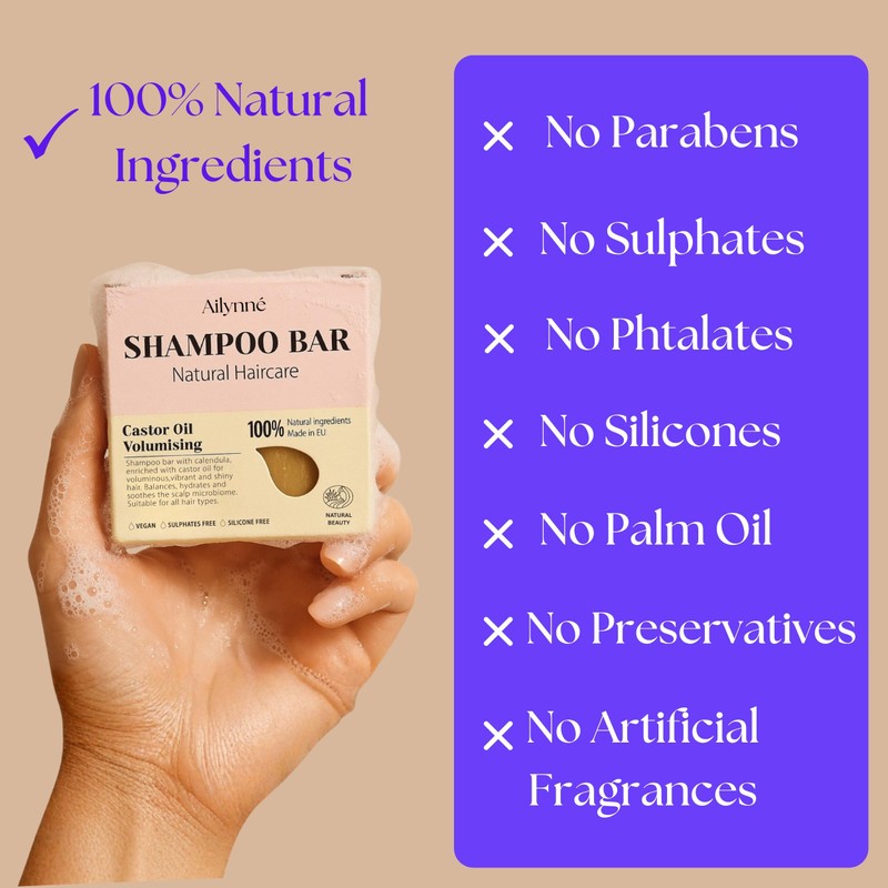 Thickening Shampoo Bar for Fine Flat & Thinning Hair |