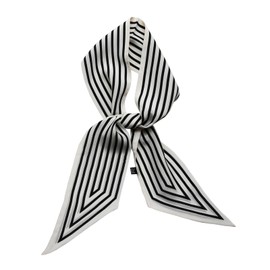 JERLA 100% Mulberry Silk Scarf Bag, Head Hair Ribbon, Handbag Handle Wrap Tie Bundle Neckerchief for Women