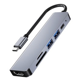 DOITOOL Type USB Hub Ports Data Converter for Laptop Phone Tablet Multifunctional USB Splitter Fast Charging Data Transfer Compact Design for Easy Portability