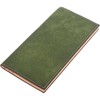 Dom Teporna Men's Thin Wallet, Genuine Leather, Long Wallet, Thin