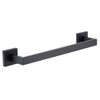 TASTOS 16 Inch Black Single Towel Bar Rack, SUS 304