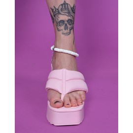 POTESSA Beaded Anklet Bracelet for Women Summer Puka Shell Boho Waterproof Surfer Anklet