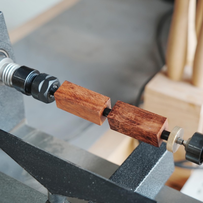 BMWOOD Pen Mandrel with MT1 Adaptor for Woodlathe Pen Make