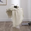 Simple&Opulence Cotton Muslin Throw Blanket for Bed, Couch, Knit Woven
