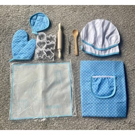 Fun Ninja Chef Kids Cooking & Baking Set, 14 Piece Cooking Set Montessori Toddler Kids