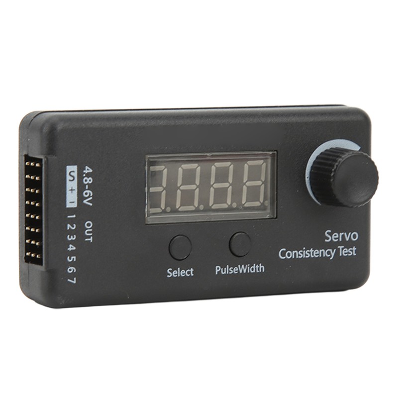 Digital Servo Tester 3 Modes High Accuracy Black Plastic Servo