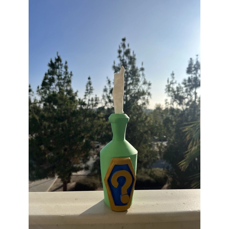 Sly Cooper Clue Bottle Replica Prop Collectible - 9 in.