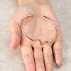 Philip Jones Rose Gold Plated Wave Cuff Bangle