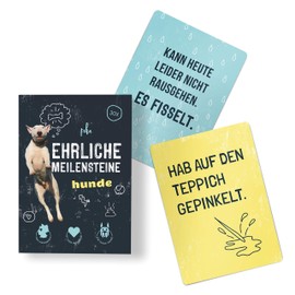 Pihu Honest milestones for dogs - super funny and honest selfie cards for dogs - great memory for all dog owners