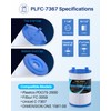 POOLPURE C-7367 Spa Filter Replaces PD075-2000, Dimension One 1561-00, Filbur