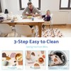 Blissful Diary Baby Splat Mat for Under High Chair, 50.4