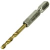 SK11 Hex Shank Short Ironworking Drill, 0.1 inches (3.5 mm)