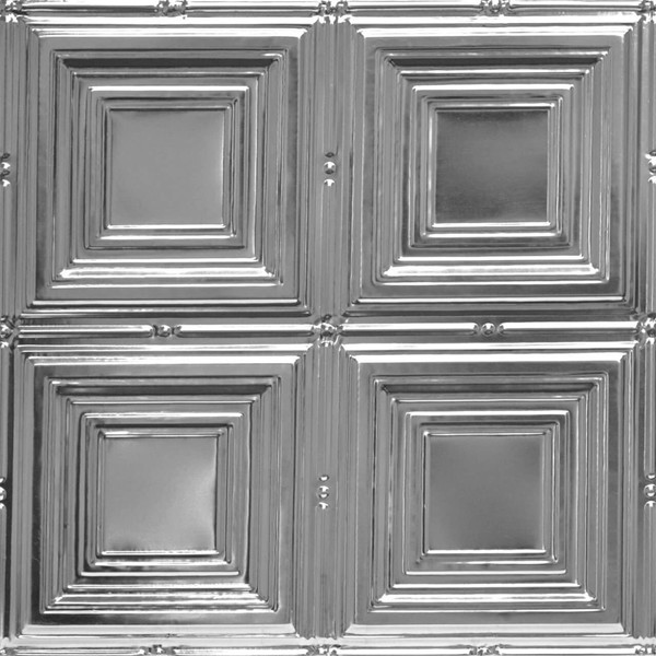 Cubism 2 ft. x 2 ft. Tin Plated Steel Wall