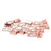 30 Pcs Binder Clips Powerful Clamping Force Deer Bone Shapes