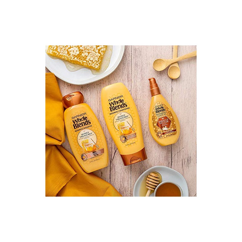 Garnier Whole Blends Repairing Mask Honey Treasures, 10.1 Fluid Ounce
