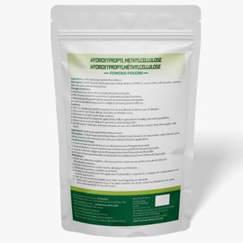 Earth Nourish Hydroxypropyl Methylcellulose (HPMC) Powder 3.52 Oz / 100g – Cosmetic-Grade Ingredient for DIY Skincare, Serums, Creams, and Industrial Formulations